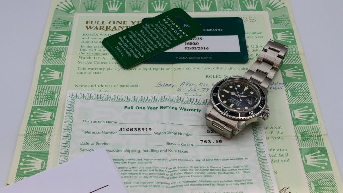 【美好時光】罕見1978年份有單膏藥面勞力士ROLEX 1680( 5513 1665參考)