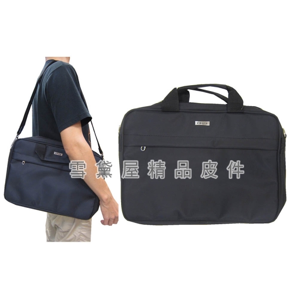 ~雪黛屋~CHIEH檔案包小型容量可A4資料夾底加大MIT製可置機車車箱二層主袋防水尼龍布提肩背CD2163