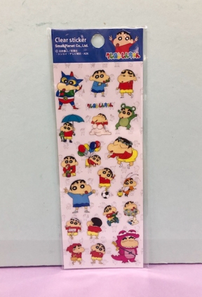 【震撼精品百貨】蠟筆小新 Crayon Shin-chan~小新貼紙-白#43059