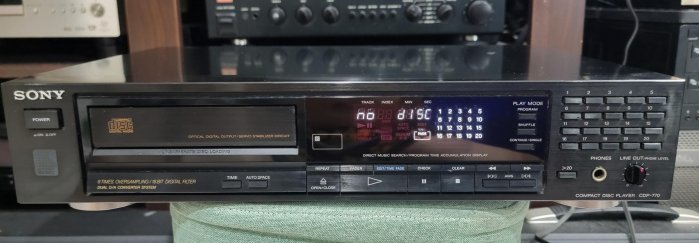 SONY CDP 770 CD PLAYER 零件機| Yahoo拍賣