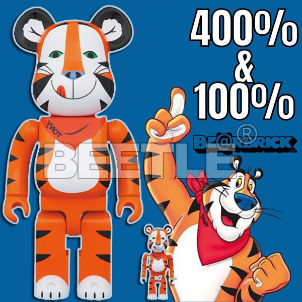 BEETLE BE@RBRICK TONY THE TIGER VINTAGE 東尼虎家樂氏復古100