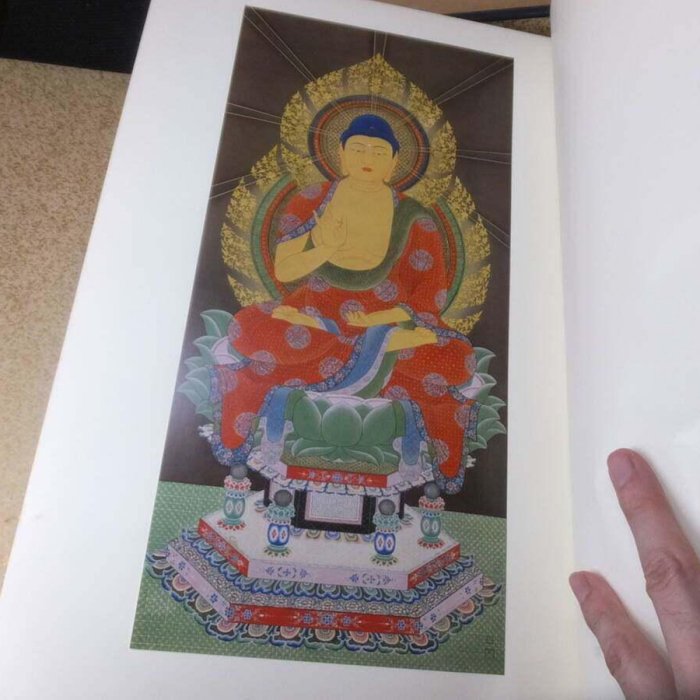 復原國寶佛畫豪華版宮原柳僊佛像畫集曼茶羅日品日本佼成版社1965 古玩