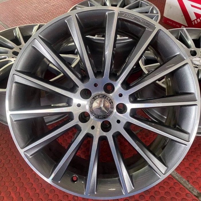 賓士W205 S205 C43正原廠AMG 19吋前後配鋁圈