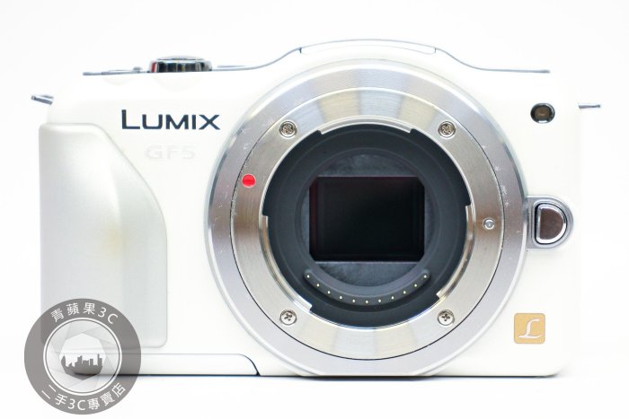 台南橙市競標】Panasonic LUMIX DMC-GF5 GF5 白單機身暇疵機故障機
