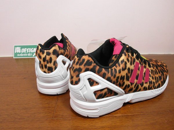 南◇ 特價ADIDAS ORIGINALS ZX FLUX leopard 花豹黃咖啡豹紋桃紅女鞋