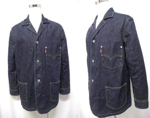 【古物箱~霹靂膠囊】Levi's 70741日本製經典休閒西裝式復刻日版牛仔外套(LVC.二手.古著.老件.vintag