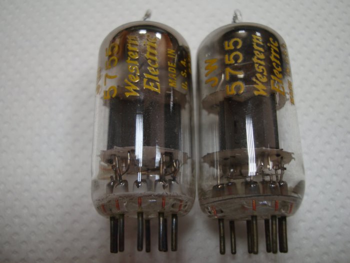 [中古] 2本 Western Electric 5755 真空管 中古] 2本 Western Electric 5755 真空管 中古] 2本 Western