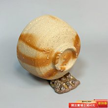 山本雄一作抹茶碗日本備前燒口徑12.5高7.5 縣無形文化財持有者備前燒