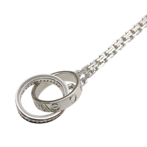 Cartier 卡地亞 18K白金 Love 項鍊 【二手名牌BRAND OFF】