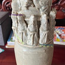 宋代影青龍虎魂瓶，湖田窯，高約30厘米堆塑工藝精美，人物栩栩如生