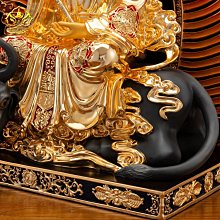 仏教美術 仏像 三清道祖 元始太上老君道徳霊宝天尊神像 銅製品 工芸品 置物 熱賣精選】 純銅鎏金三清神像三清道祖太上老君靈寶道德原始天尊三清道