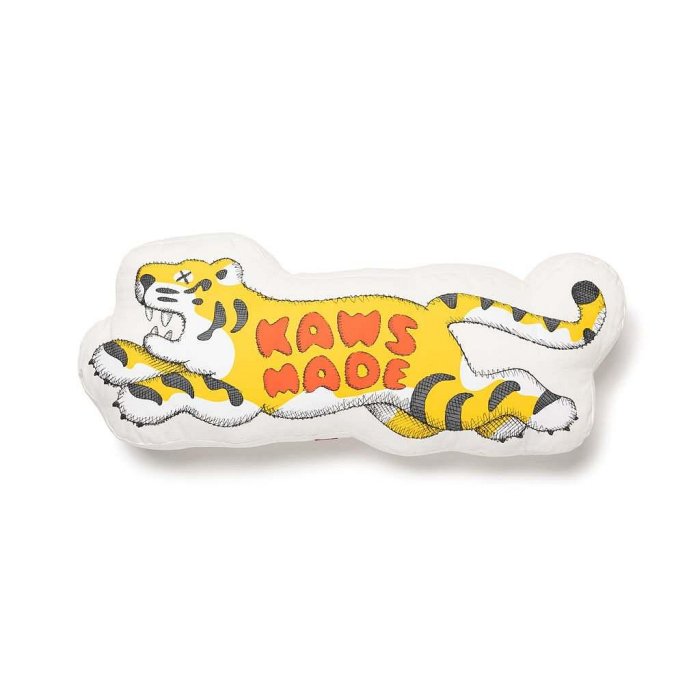 日貨代購CITY】2023AW HUMAN MADE KAWS MADE CUSHION 兔子老虎抱枕靠墊
