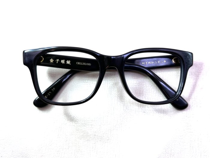 本閣】金子眼鏡KC28 日本手工賽璐珞光學眼鏡大方框黑色五枚蝶番與市