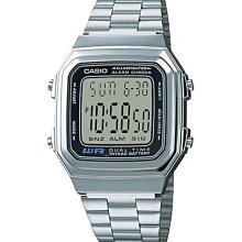 附發票 台灣卡西歐公司貨【時間光廊】CASIO 卡西歐 十年電池 A178WA-1A