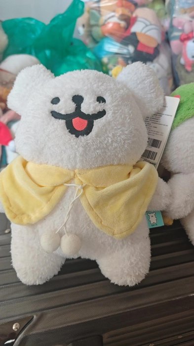 嚴選黃色系線條小狗毛絨玩偶，尺寸25cm，手感軟糯推薦收藏 黃色毛絨、小狗玩偶、軟萌可愛