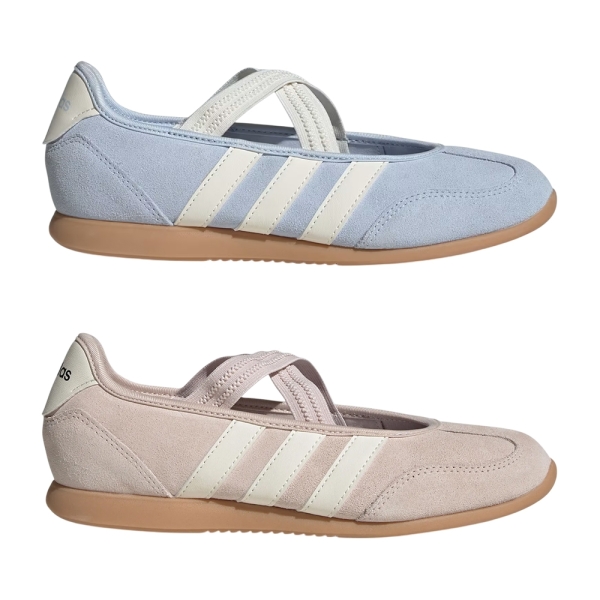 Adidas 休閒鞋 女鞋 瑪莉珍鞋 BARREDA MARY JANE 藍/粉【運動世界】KJ2253/KJ2254