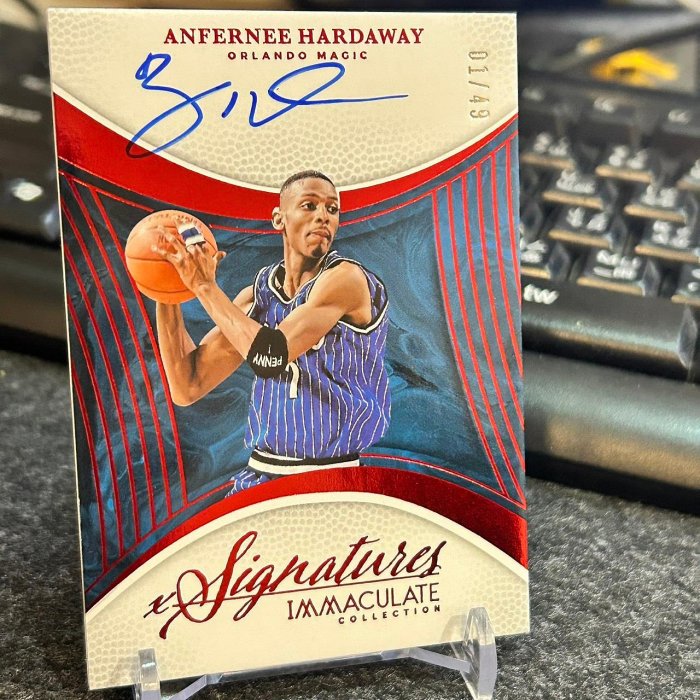 Penny Hardaway 「Immaculate」 Auto 直書サイン #/25 3色パッチ