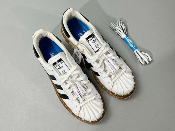 adidas gazelle silver green womens Adidas Superstar CLOT by Edison Chen White Crystal Sand – Capsule district main image 1