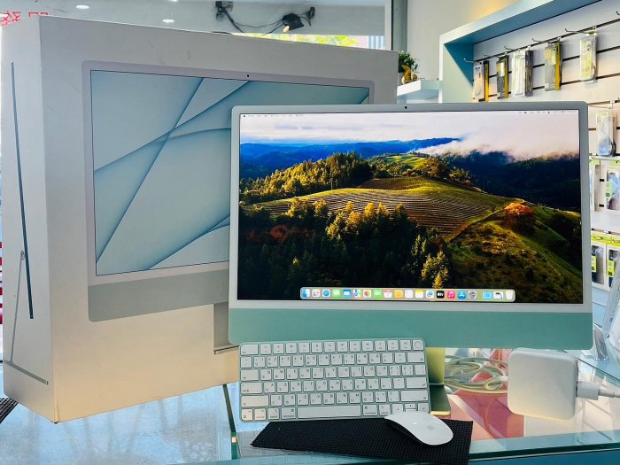 【艾爾巴二手】iMac 24吋 M1/8G/512G A2438 2021年 綠色 #二手電腦 #彰化店 CQ6W6