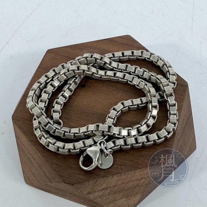 【一元起標 9/19】TIFFANY＆CO.  925 威尼斯方盒項鍊