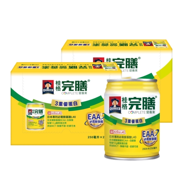 【促銷組】[送6罐] 桂格 完膳營養素-3重優蛋白 (250ml/24罐*2箱/組)【杏一】
