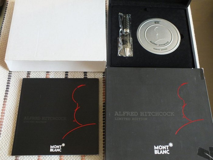 墨水世家~~Montblanc 萬寶龍大師2012年傑作~希區考克純銀限量鋼珠筆