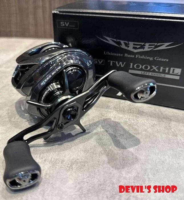 DAIWA 24 STEEZ SV TW 100XHL 旗艦機皇左手版小烏龜捲線器| Yahoo拍賣