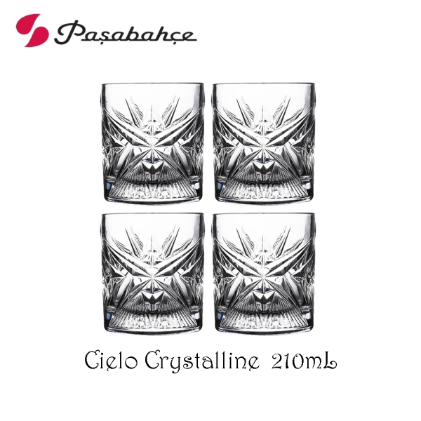 【Pasabahce】Cielo Crystalline 絢麗系列 水晶雕花酒杯 210mL 水晶玻璃 威杯