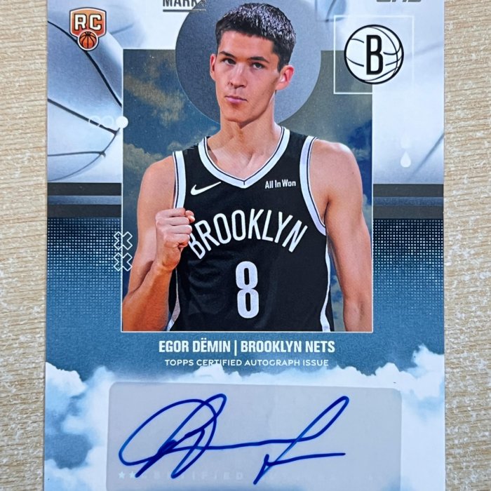 Egor Demin 簽名AUTO TOPPS 2025-26 新人RC 116 | Yahoo拍賣