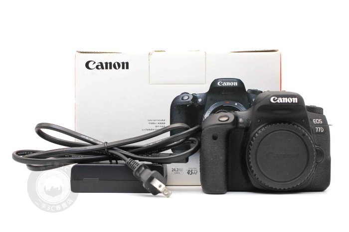【高雄青蘋果3C】Canon EOS 77D 單機身 2420萬 APS-C 快門約87XX次 二手相機#97687
