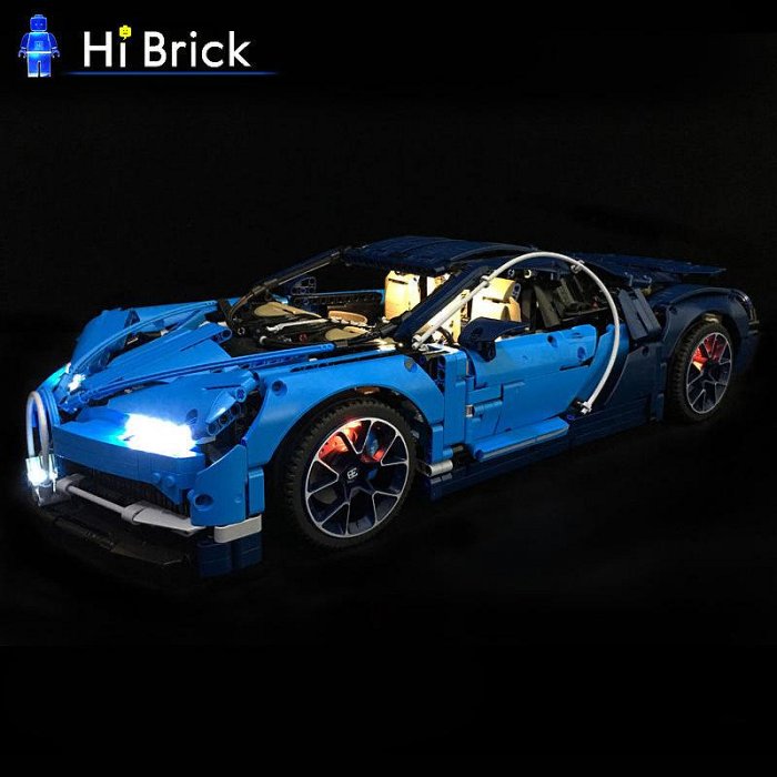 漫模空間·HiBrick燈飾 相容樂高42083布加迪威龍 LED燈飾燈組科技系列套裝