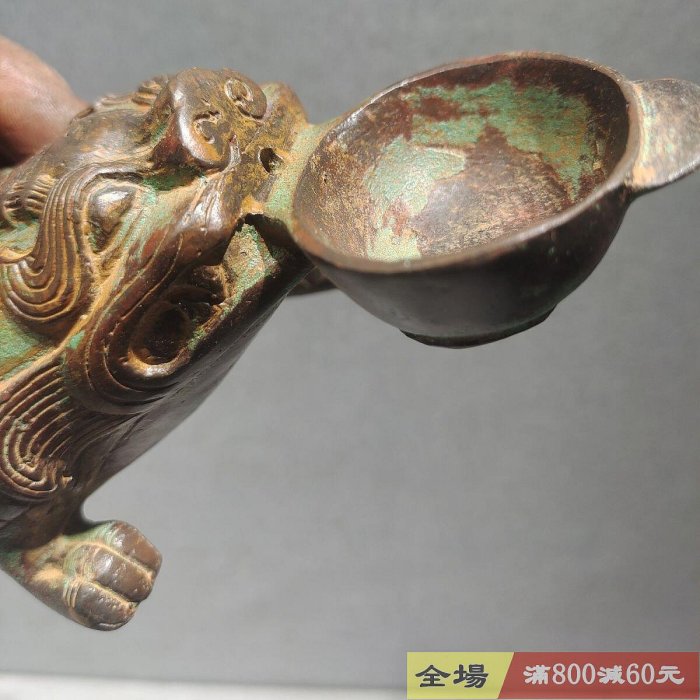 商周青銅器,蛤蟆硯,文房四寶之一純銅材質造型奇特品相如圖自己看吧回家