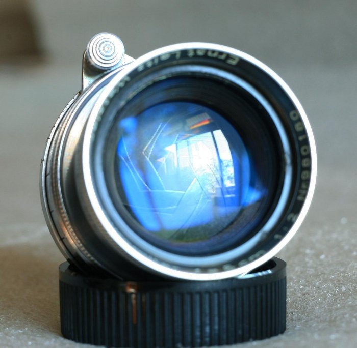 Leica Summitar 5cm 50mm F2 81万台 後期型 627 LEICA SUMMITAR 50mm f/2 (1939-1953)