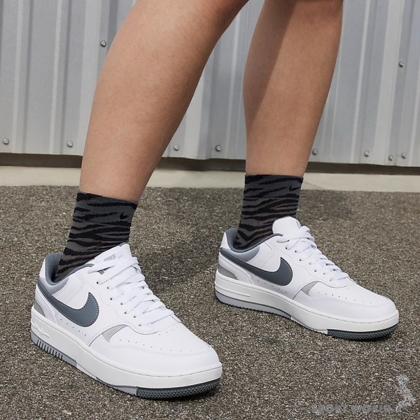 Nike 男鞋女鞋休閒鞋Gamma Force 米杏/黑白/灰白【運動世界】DX9176