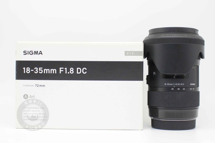 高雄青蘋果3C】SIGMA 18-35MM F1.8 DC HSM FOR Canon 二手鏡頭