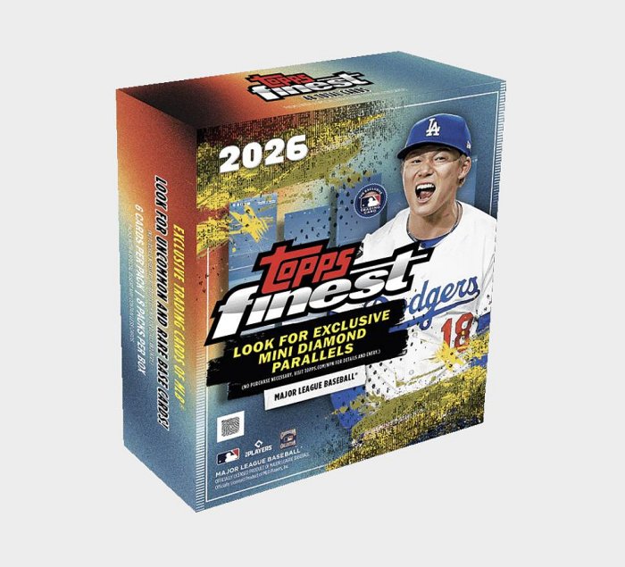 [預購] 2026 Topps Finest Mega Box 全新未拆一盒 拼 村上宗隆 岡本和真 RC Mike Trout Aaron Judge 簽名卡