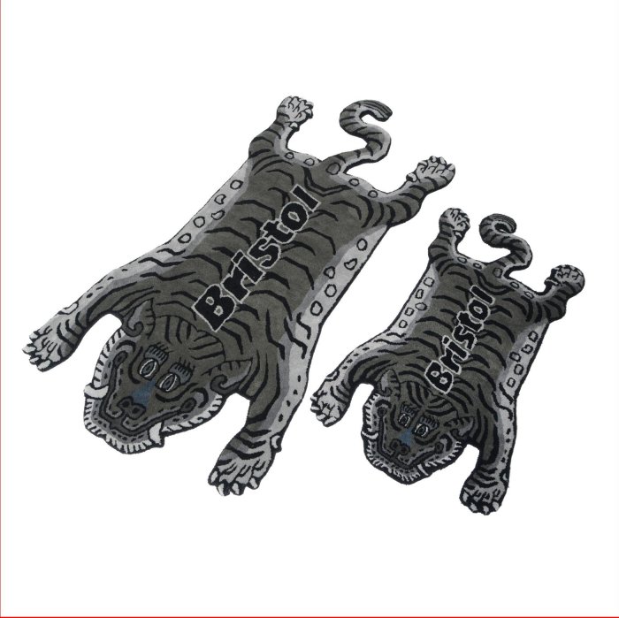 値下げ！F.C.Real Bristol TIGER LARGE RUG MAT 希望商店】F.C.REAL.BRISTOL BRISTOL TIGER LARGE RUG MAT 22SS 老虎