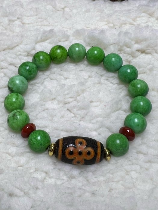 tamago様専用瑪瑙 九紫離火天珠 11-253 西藏九頁岩玉髓