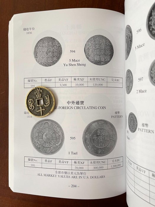 中國金銀幣目錄第七版林國明著馬德和錢鈔有限公司出版正版九五品實拍