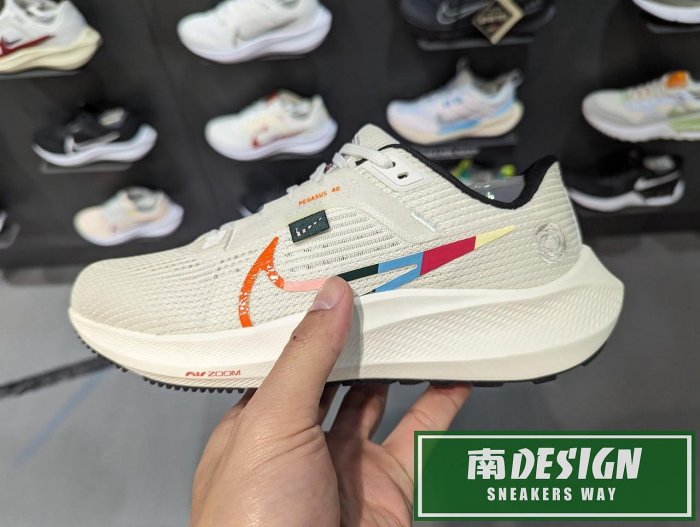 南🔥2024 3月NIKE AIR ZOOM PEGASUS 40 慢跑透氣緩震女款白彩FN8919