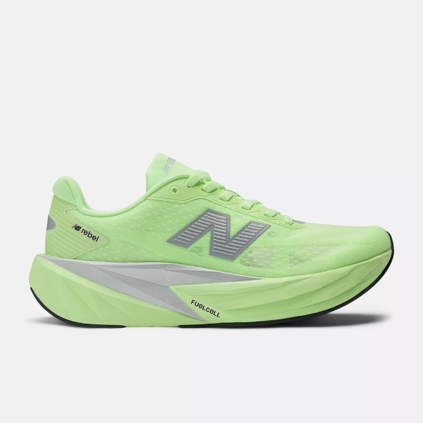 NEW BALANCE FuelCell Rebel v5 螢光綠 女款 慢跑鞋 回彈 運動 路跑 厚底 透氣 WFCXLZ5