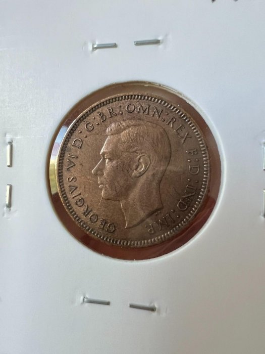 英國1939年M1429喬治六世怒鳥硬幣全新品相嚴選收藏銅幣散幣| Yahoo拍賣