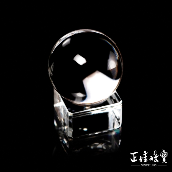 正佳珠寶】白水晶蒐藏級全淨體37.7mm 白水晶球白水晶擺件| 其他珠寶