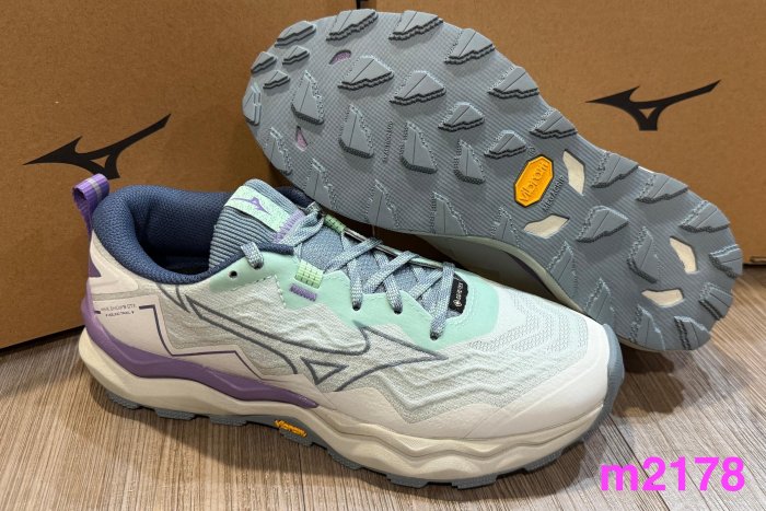 Mizuno WAVE DAICHI 9 GTX 女款防水透氣慢跑鞋J1GK255622~m2178☆°小荳