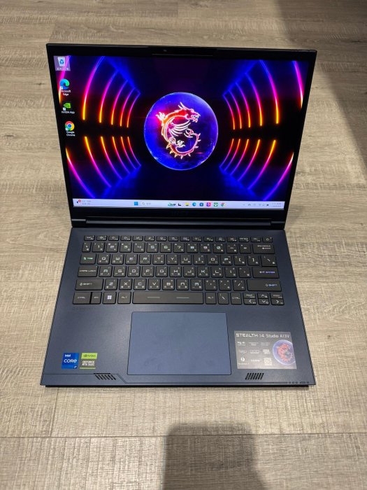 電競筆電 MSI Stealth 14 A13VF I7-13700H 16G RTX4060 二手筆電 遊戲筆電