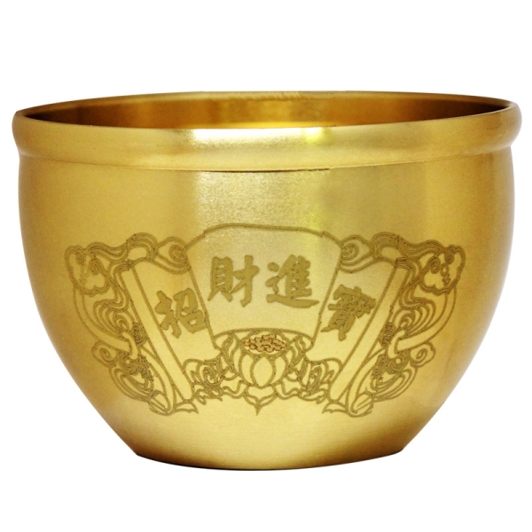【吉祥開運坊】【供養金雞/供佛/神獸等~專用供杯 供養金雞供杯 銅合金供杯(大) 耐摔不易破】