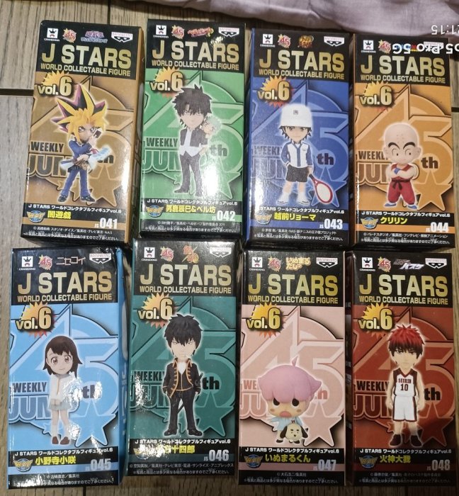 記得小舖)日版金證景品WCF 7公分J STARS JUMP明星大亂鬥Vol.1-6 全新如