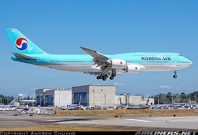 飛行夢想家**JC Wings 1/200 大韓航空Korean Air Boeing 747-8 HL7630