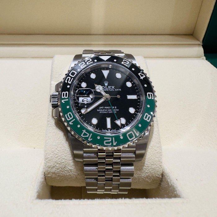 【JD高雄德興店】ROLEX 勞力士 GMT 兩地時間 126720 雪碧圈 五銖款 2022年