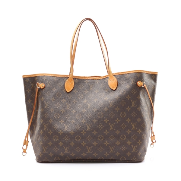 LOUIS VUITTON LV 路易威登 Neverfull GM 托特包 棕色 原花 帆布 M46978 【二手名牌BRAND OFF】